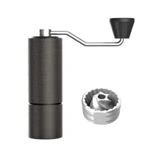 TIMEMORE Chestnut C2 Coffee Grinder Updated New Upgrade Electricity Any More Portable Hand Manual Grinder Grind Machine Mill with Double Bearing Positioning (TIMEMORE C2) (Black)