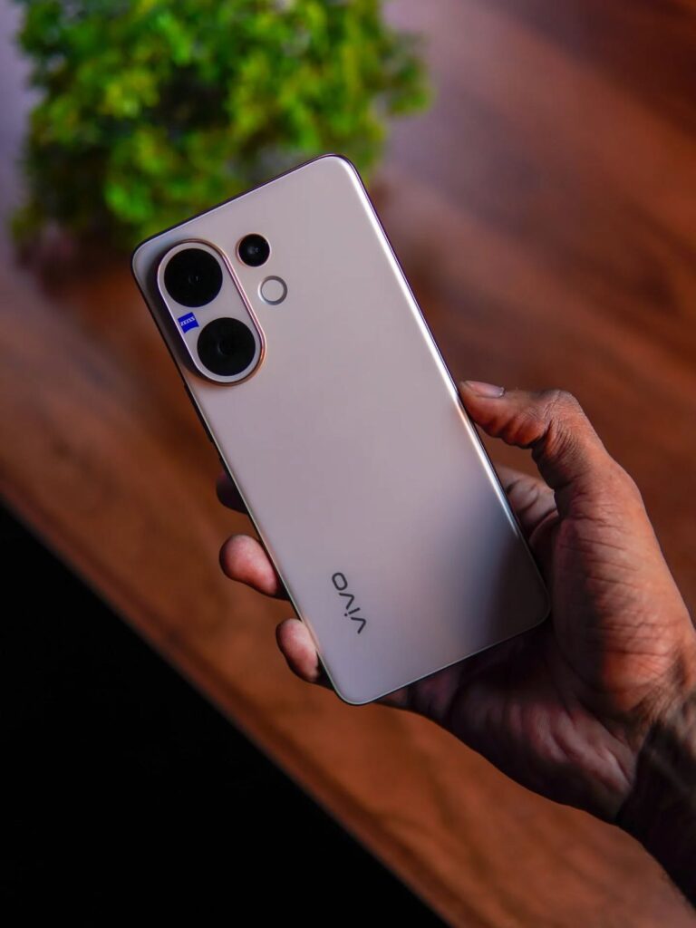 Vivo V60 5G smartphone front display with slim bezels