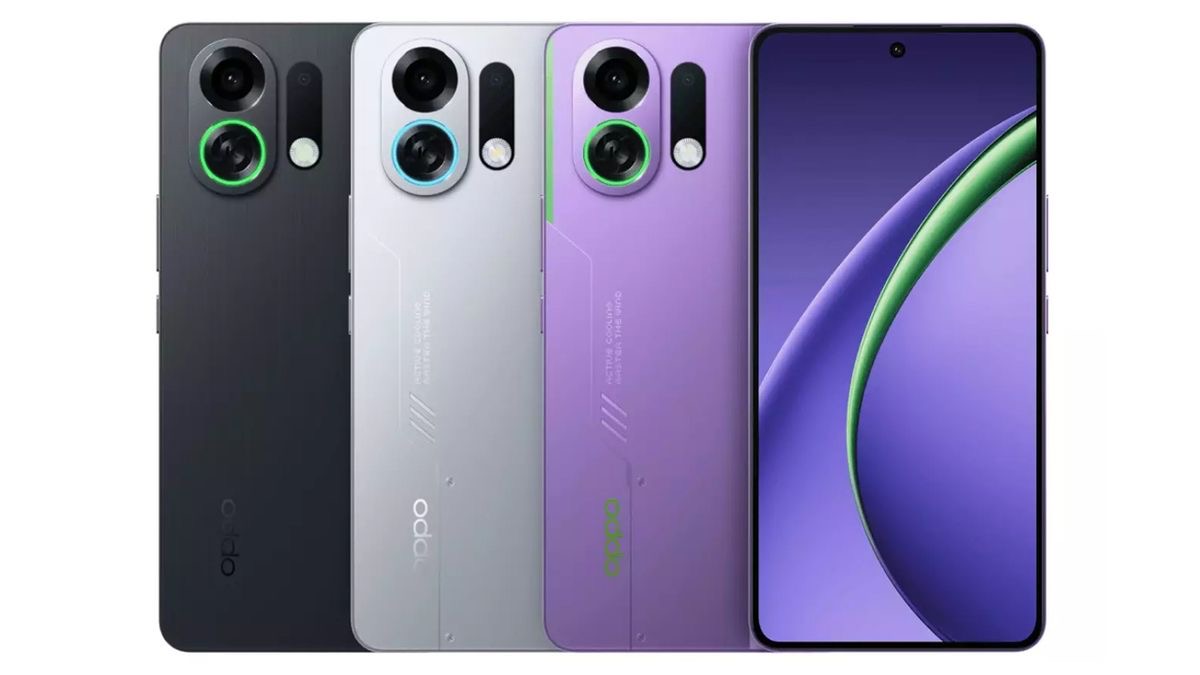 Oppo K13 Turbo Pro gaming phone front and back view