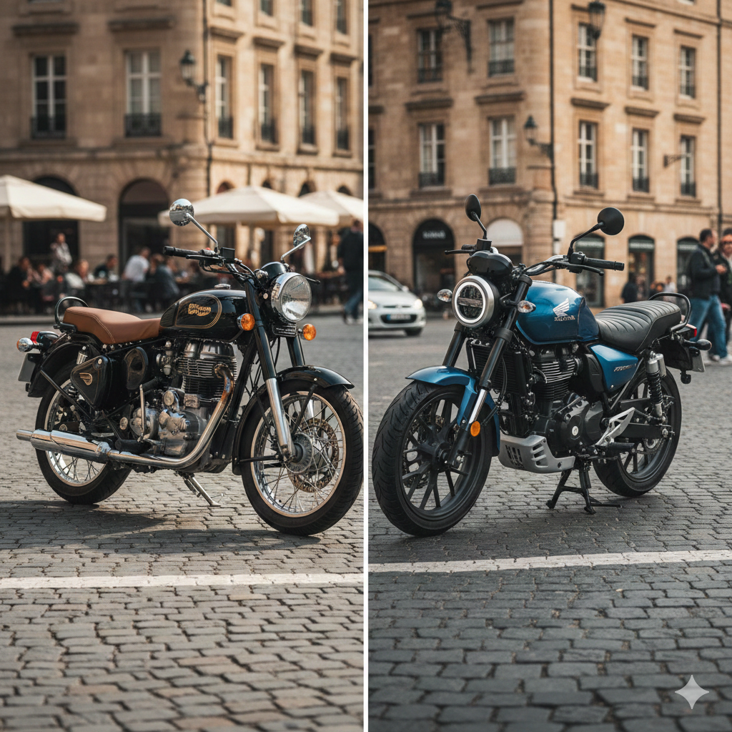 Bullet 350 vs Honda CB350
